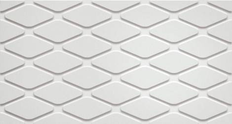 Плитка 3D White Rhombus Matt (600010002253) 