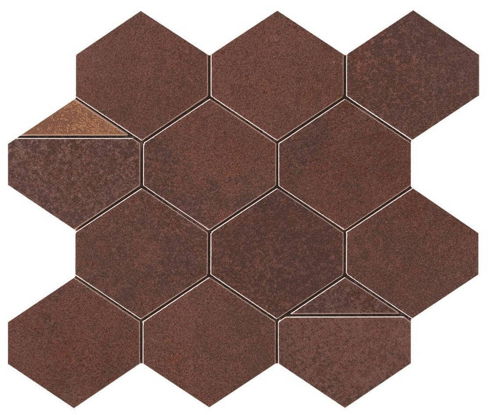 Фото плитки Blaze Corten Mosaico Nest (9BNC) Керамическая плитка, размер 29.4x25.8