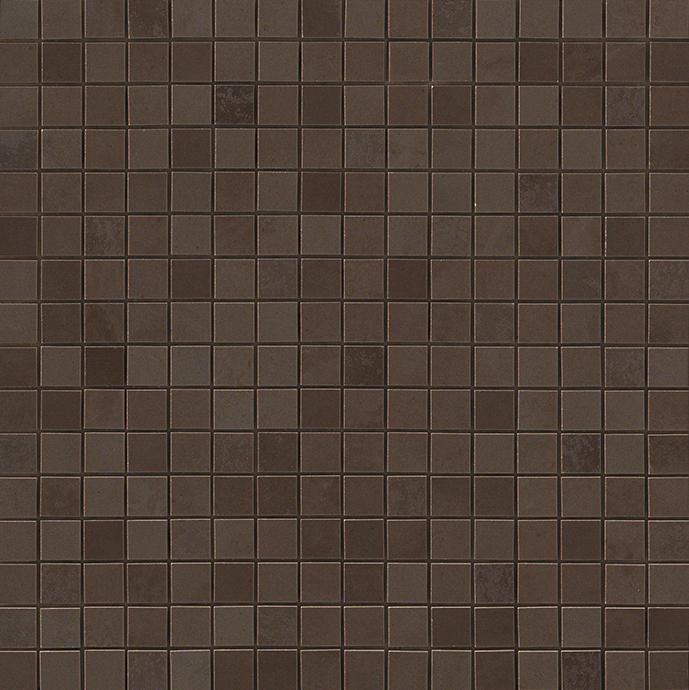Фото плитки Dwell Brown Leather Mosaico Q (9DQB) Керамическая плитка, размер 30.5x30.5