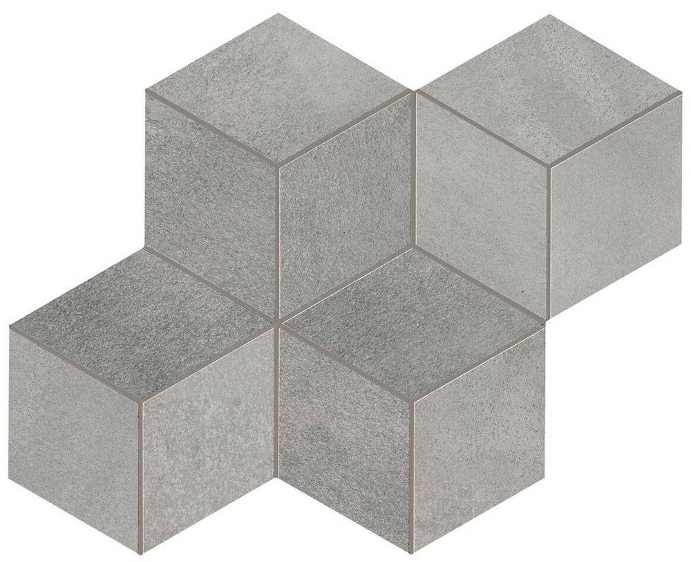 Фото плитки Blaze Aluminium Mosaico Esagono Lapp (A0UL) Керамогранит, размер 30x35