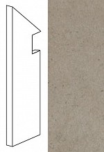 Фото плитки Seastone Greige Battiscopa Sag.SX (ABMU) Керамогранит, размер 7.2x30