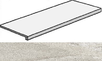 Фото плитки Klif White Scalino 75 (AN4X) Керамогранит, размер 37.5x75