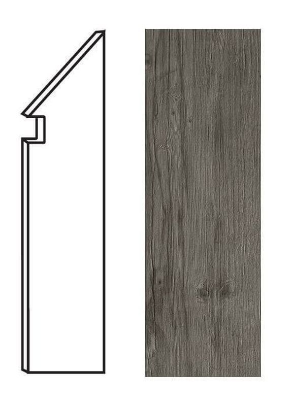Фото плитки Axi Grey Timber Battiscopa Sag. DX (ANMD) керамогранит, размер 7.2x30