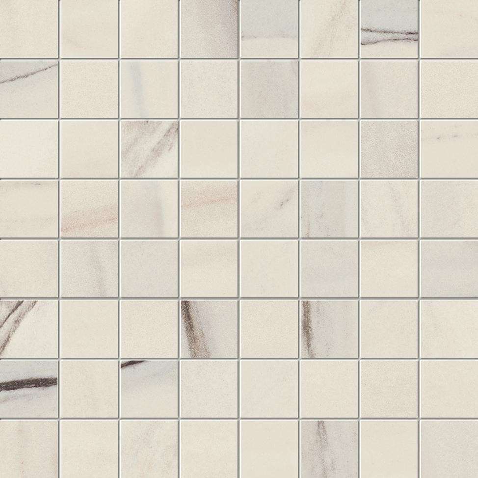 Фото плитки Marvel Bianco Fantastico Mosaico Matt (AOVF) Керамогранит, размер 30x30