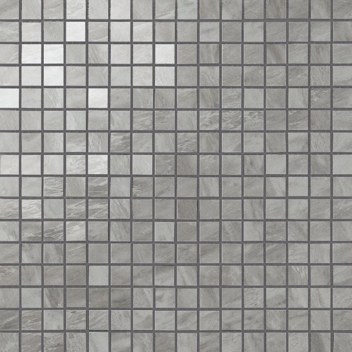Фото плитки Marvel Bardiglio Grey Mosaico Lapp. (AS3S) керамогранит, размер 30x30