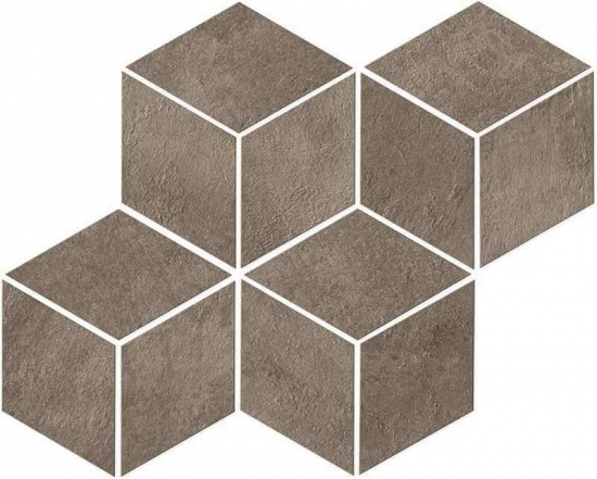 Фото плитки Raw Mud Mosaico Esagono (A00E) Керамогранит, размер 30x35