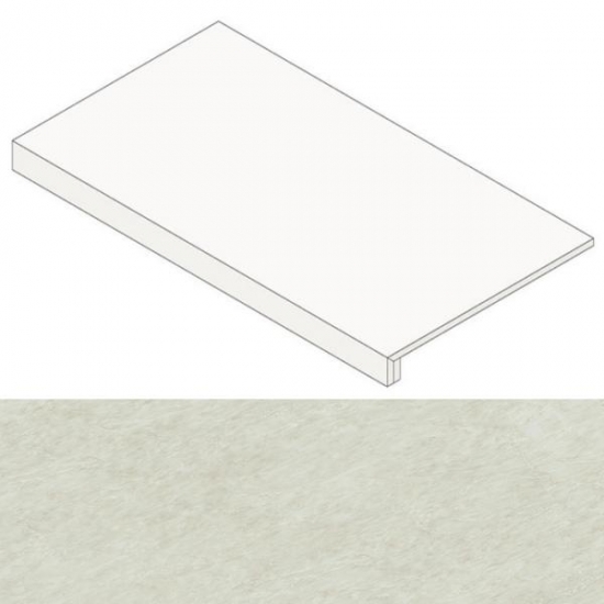 Фото плитки MARVEL Imperial White Scalino (AFCD) 33x60 Керамогранит, размер 60x33