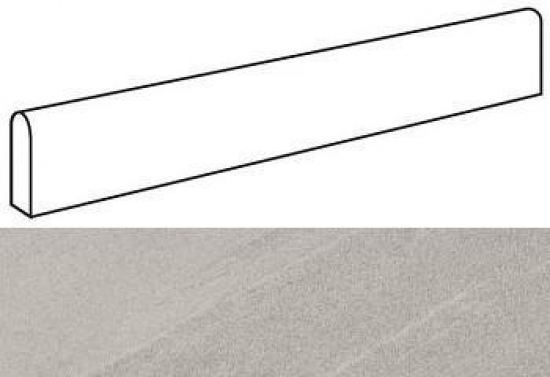 Фото плитки Marvel Clauzetto White Battiscopa Dig. (ATFC) керамогранит, размер 4.6x60