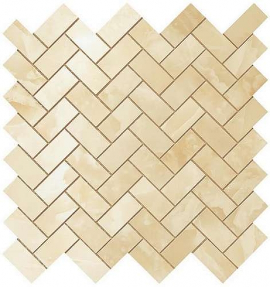 Фото плитки S.O. Honey Amber Herringbone Mosaic (600110000205) Керамическая плитка, размер 30.5x30.5