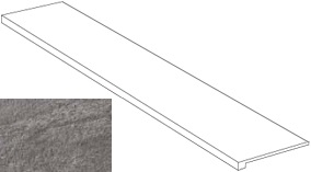 Ступень Brave Grey Scalino 33x150 (A1ZQ) 