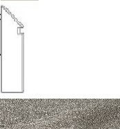 Плинтус Klif Grey Battiscopa Sag.SX (AN4N)