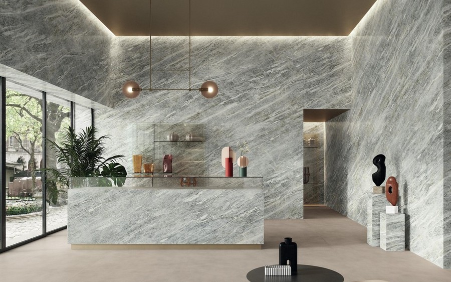 Выбор фактур и форматов керамогранита под мрамор от Marvel Diva