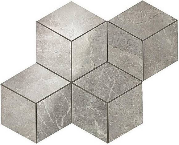 Мозаика Marvel Grey Fleury Mos. Esagono Lapp. (ADVO)