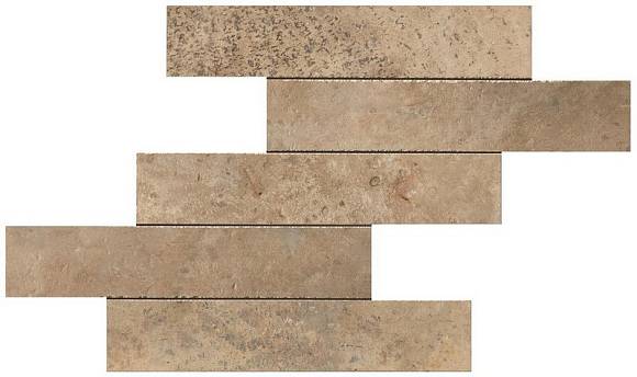Мозаика Aix Beige Brick Tumbled (A0UF) 