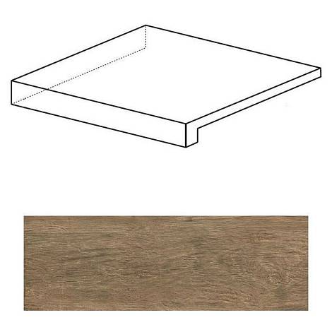 Ступень Axi Brown Chestnut Scalino Angolare SX (ANL9) 