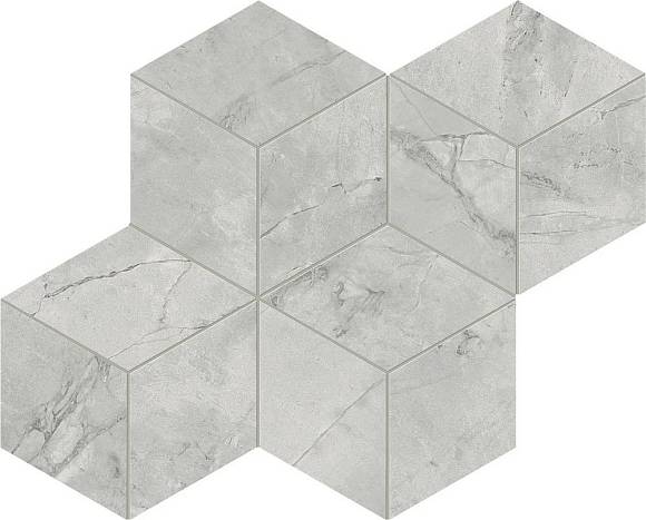Мозаика Marvel Grey Cloud Mosaico Esagono Silk (AF8O) 