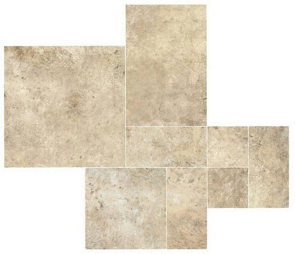 Мозаика Aix Blanc Kit Multiformato Tumbled (A04X) 