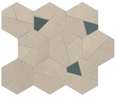 Мозаика Boost Pro Cream Mosaico Hex Blue (A0QO) 