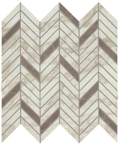 Мозаика Marvel Royal Calacatta Mosaico Twill Lap. (AEPS) 30x31 