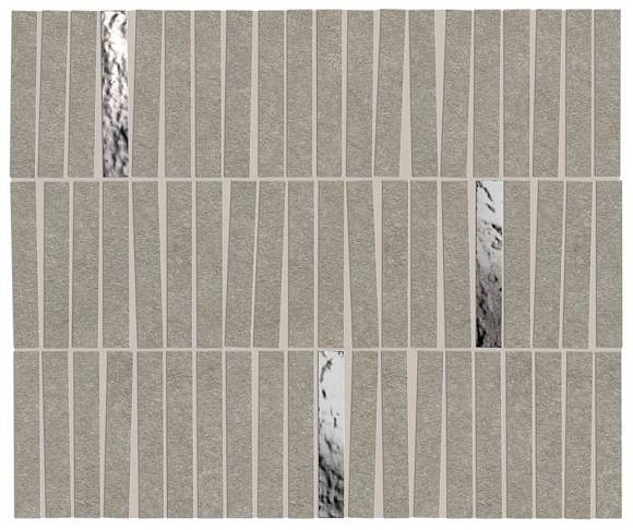 Мозаика Boost Mineral Grey Mosaico Domino Lux (AIHI) 
