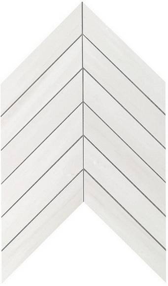 Мозаика Marvel Bianco Dolomite Chevron Wall (9SCD) 