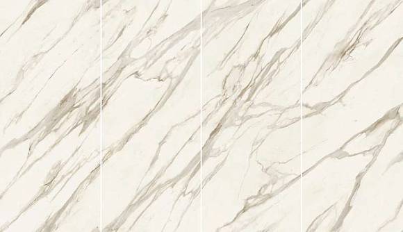Керамогранит Marvel Meraviglia Calacatta Bernini 120x278 6 mm Lapp. Kit Endless 4pcs (AKF9) 