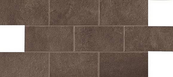 Dwell Brown Leather Brick Lappato (A1E6) Керамогранит