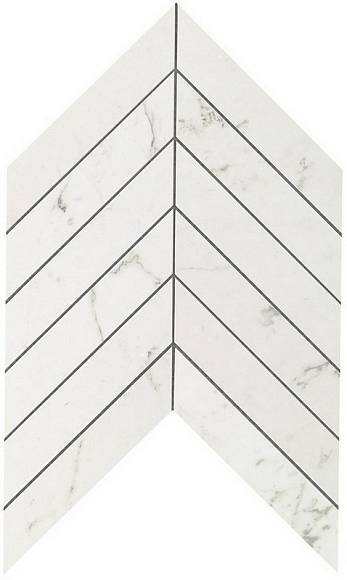 Мозаика Marvel Carrara Pure Chevron Wall (9SCA) 