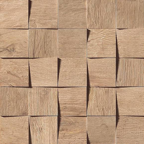 Мозаика Axi Golden Oak Mosaico 3D (AMV0) 