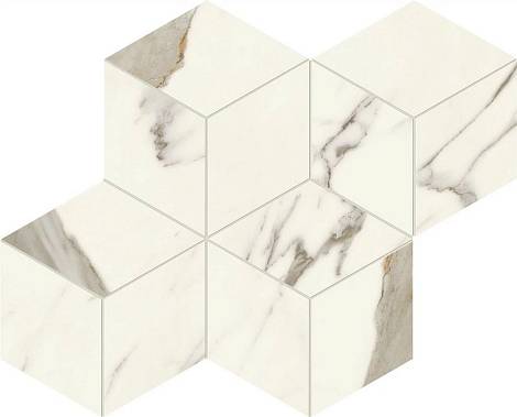 Мозаика Marvel Calacatta Sublime Mosaico Esagono Silk (AF8M) 