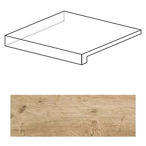 Ступень Axi Golden Oak Scalino Angolare SX (ANL5) 