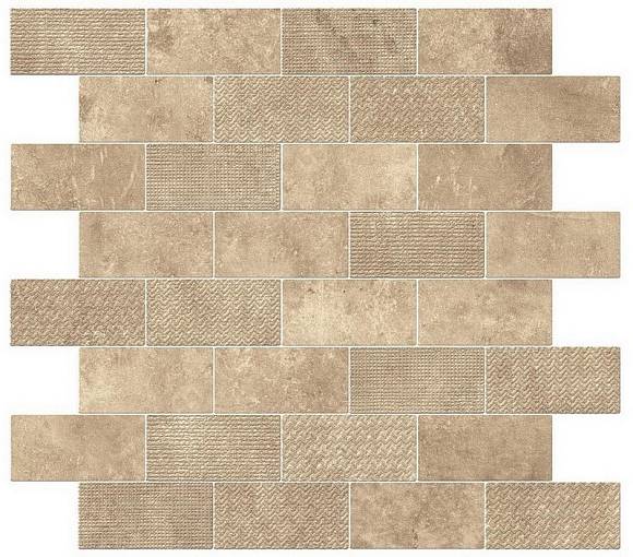 Мозаика Aix Beige Minibrick Tumbled (9AKE) 