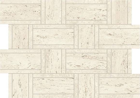 Мозаика Marvel White Mosaico Basketweave (AF9M) 