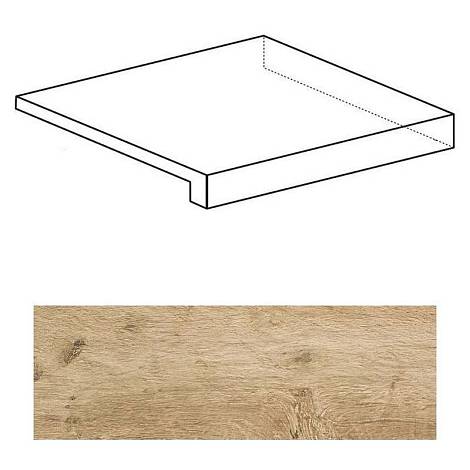 Ступень Axi White Pine Scalino Angolare DX (ANLV) 