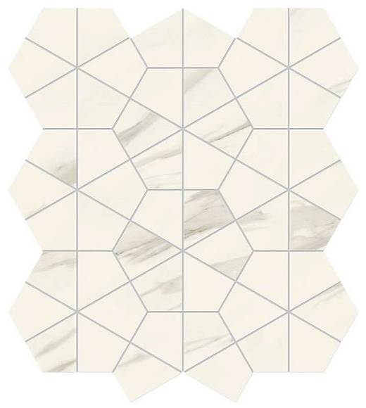 Мозаика Marvel Meraviglia Calacatta Meraviglia Hexagon Lapp. (AJQY) 