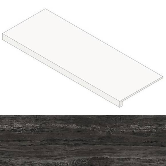 MARVEL Absolute Brown Scalino Lap. 90 (AFCL) 33x90 Керамогранит